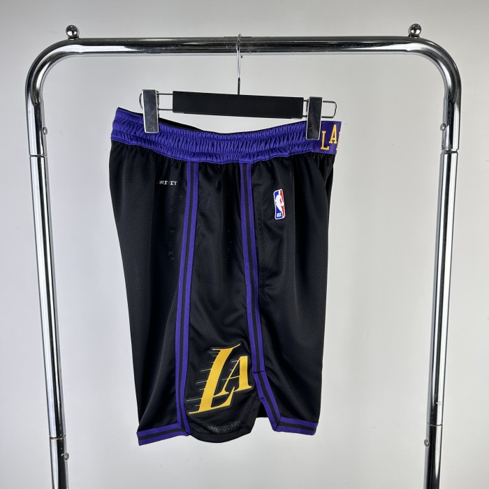 Los Angeles Lakers Team Basketball Shorts Black City Edition 19/20