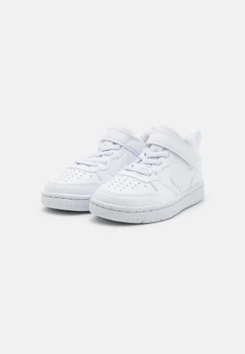 Air Force low-top children's leather sneakers Velcro FG22-36 White