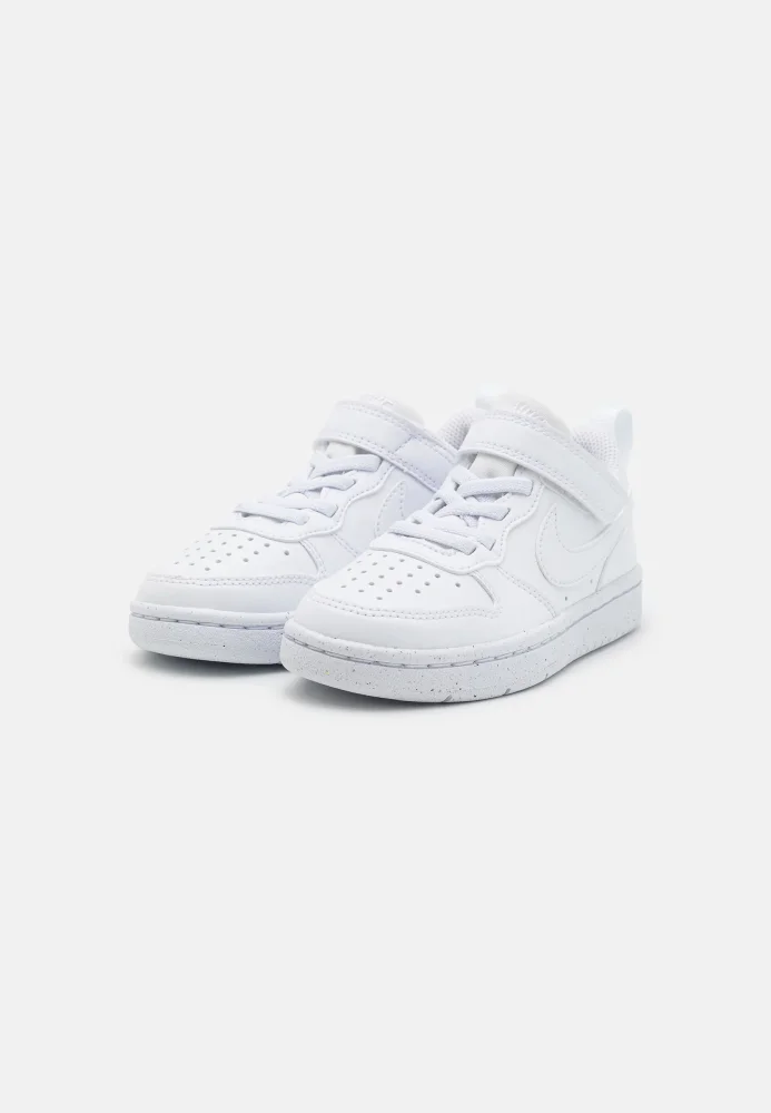 Air Force low-top children's leather sneakers Velcro FG22-36 White