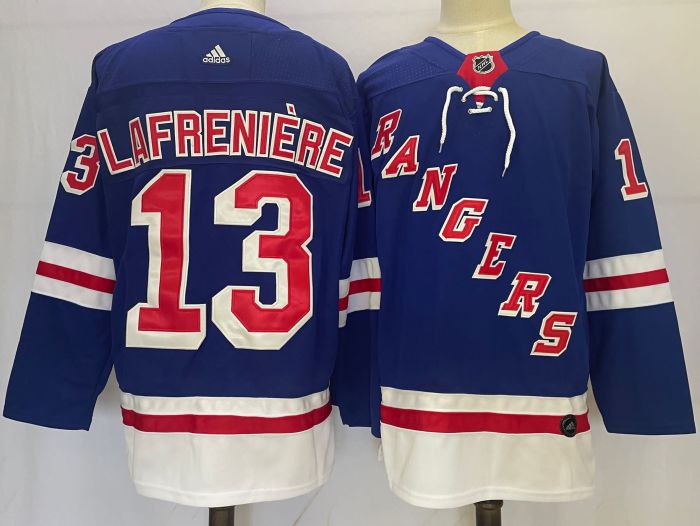 New York Rangers 25th Anniversary Collection Jersey Blue NO.13 LAFRENIERE