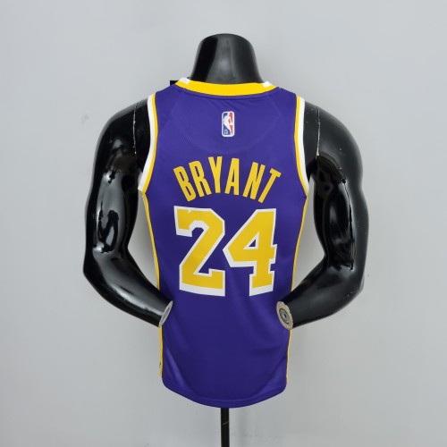 Kobe Bryant Los Angeles Lakers 75th Anniversary Swingman Jersey Purple