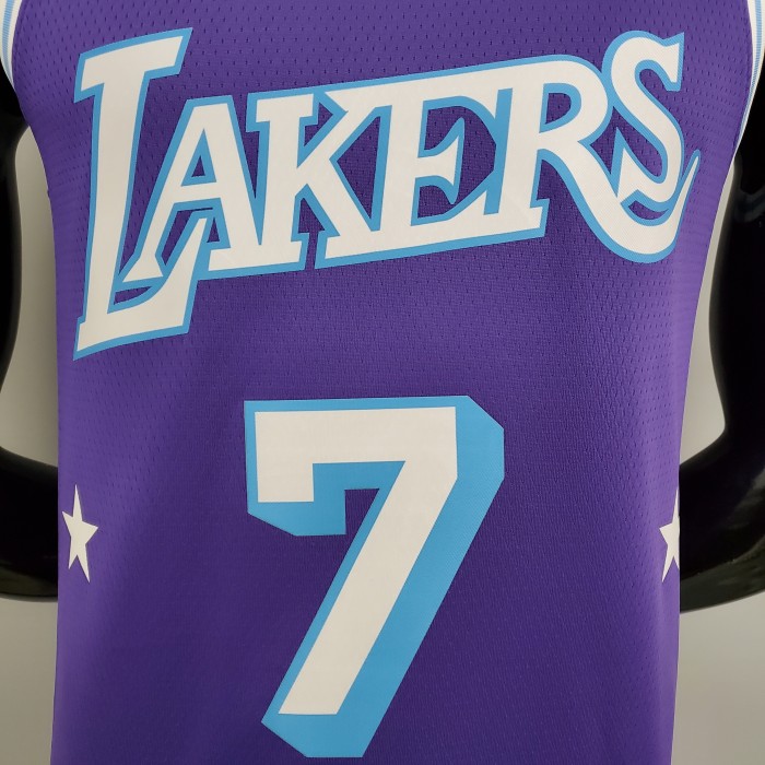 Carmelo Anthony Los Angeles Lakers 2021/22 City Edition Swingman Jersey Purple