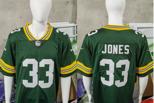 Green Bay Packers Jersey Replica Green 1996 NO.33 JONES