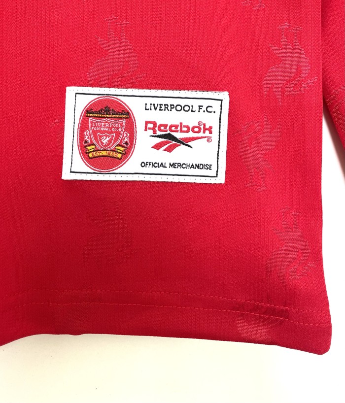 Liverpool Home Retro Long Sleeve Jersey 1996/97