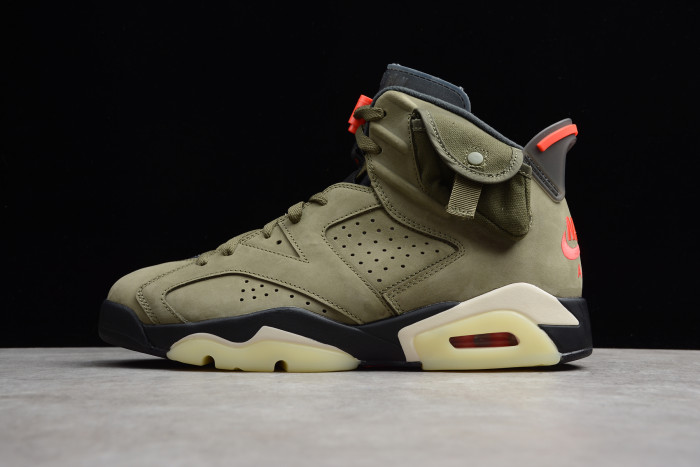 Air Jordan 6 Retro x Travis Scott OIive Green (CN1084-200)