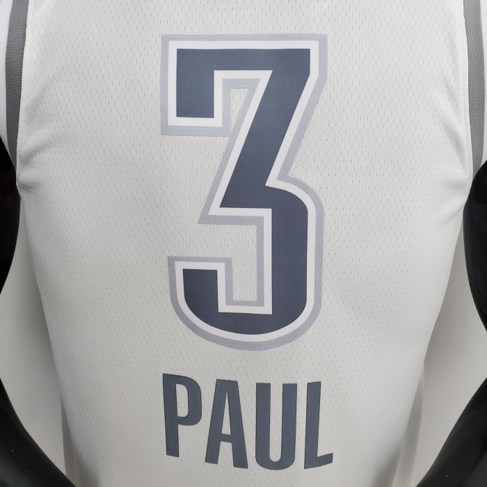 Chris Paul Oklahoma City Thunder 75th Anniversary 2022 City Edition Swingman Jersey White