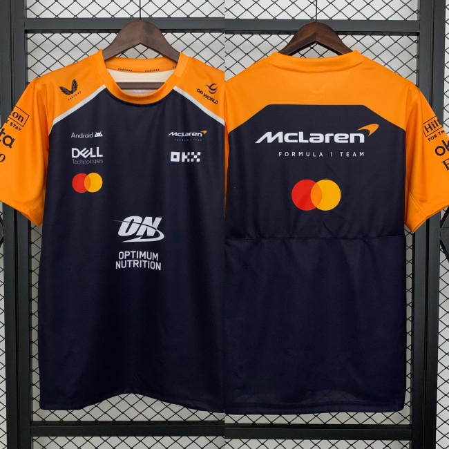2025 McLaren T-Shirt Black NO Number