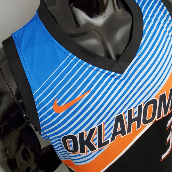 Chris Paul Oklahoma City Thunder City Edition Swingman Jersey Black