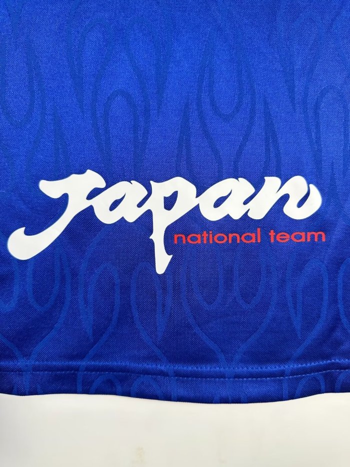 Japan Home Retro Long Sleeve Jersey 1998