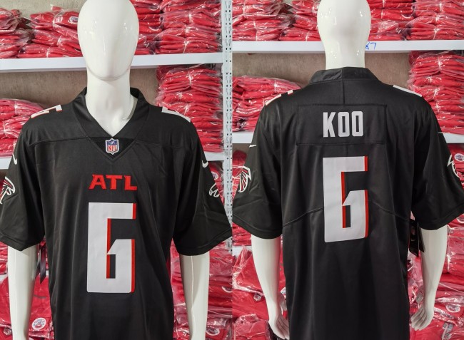 Atlanta Falcons Jersey Black NO.6 KOO