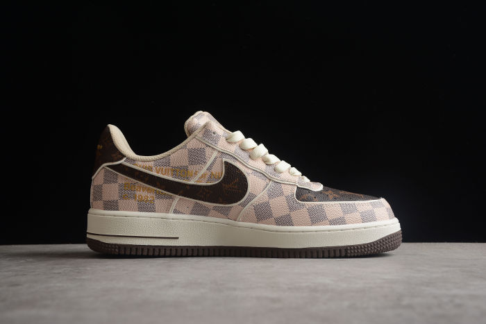 LV X Nike Air Force 1 07 Low Brown Beige