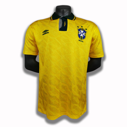 Brazil Home Retro Jersey 91/93