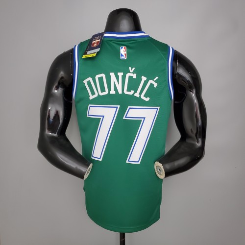 Luka Doncic Dallas Mavericks Theme Limited Edition Swingman Jersey Retro Green