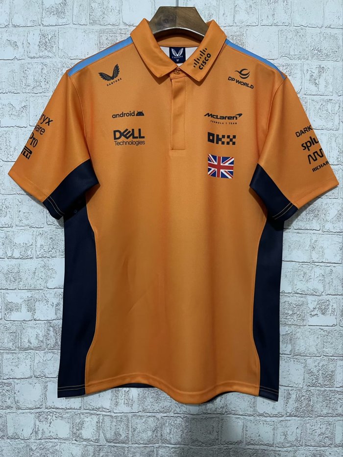 McLaren Polo Shirt Orange NO.4 NORRIS