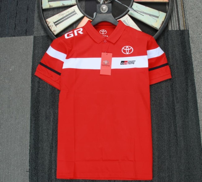 Toyota Team Polo Shirt Red NO Number