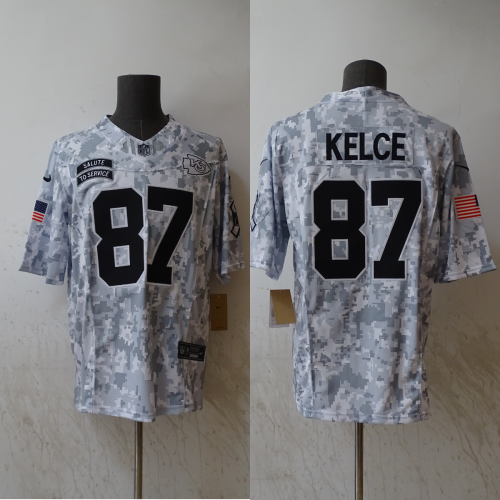 Dallas Cowboys Jersey Navy Salute NO.87 KELCE