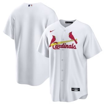 St. Louis Cardinals Jersey White Fan Version NO Number