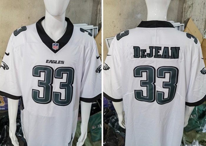 Philadelphia Eagles Jersey White 2023 NO.33 De ZEAN