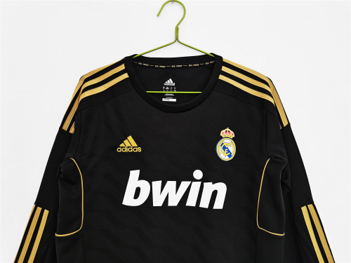 Real Madrid Away Long Sleeve Retro Jersey 2011/12
