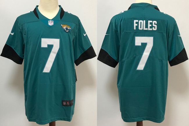 Jacksonville Jaguars Jersey Light Blue NO.7 FOLES