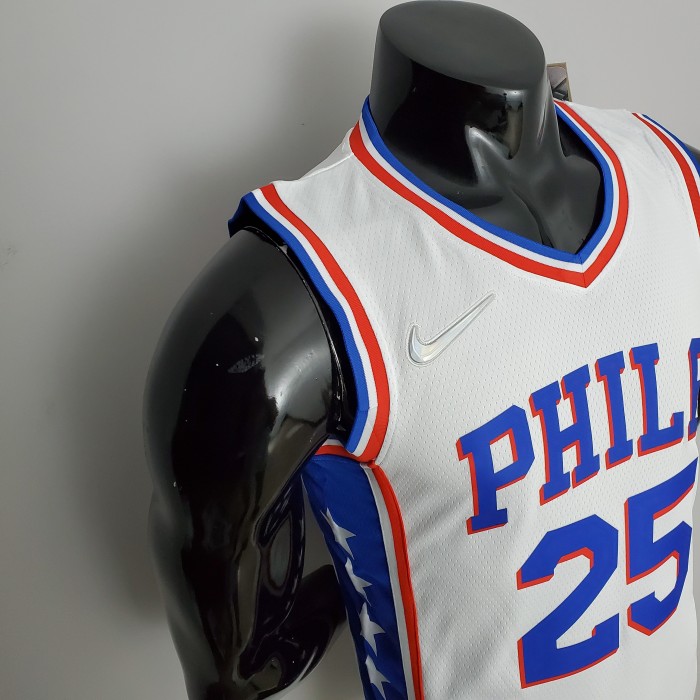 Ben Simmons Philadelphia 76ers 75th Anniversary Swingman Jersey White