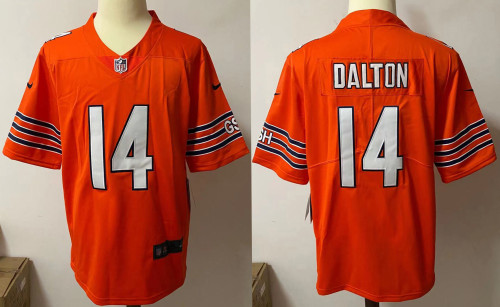 Chicago Bears Jersey Orange NO.14 DALTON
