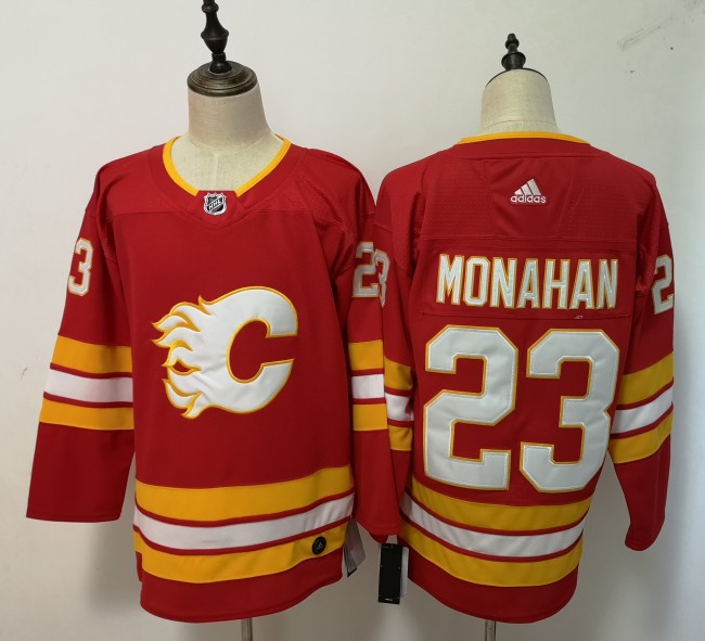 Calgary Flames Breakaway Home Jersey Red No.23 MONAHAN