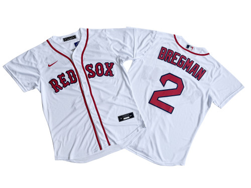 Boston Red Sox Home Jersey White replica NO.2 BREGMAN