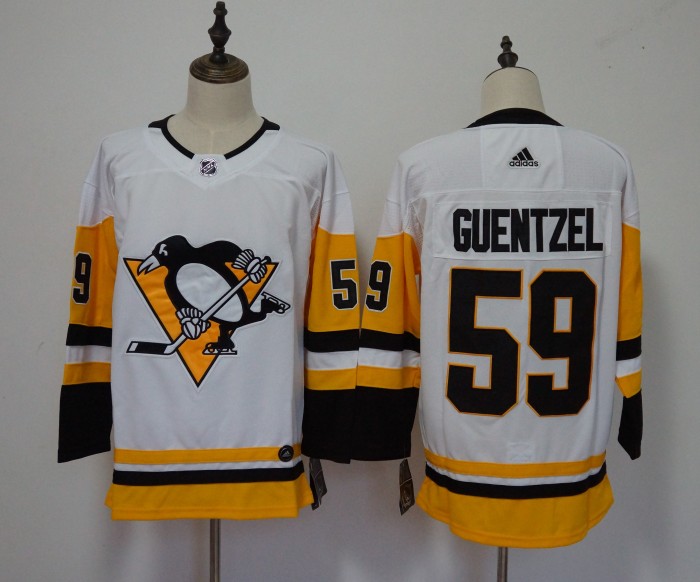Pittsburgh Penguins Home Jersey White NO.59 GUENTZEL