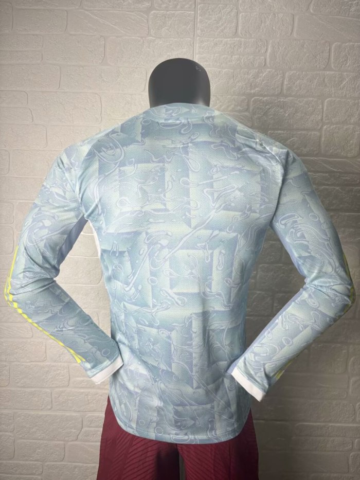 Juventus Away Player Long Sleeve  Jersey 25/26