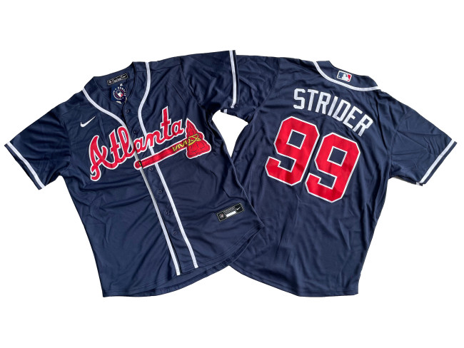 Atlanta Braves Jersey Blue Fan Version NO.99 STRIDER