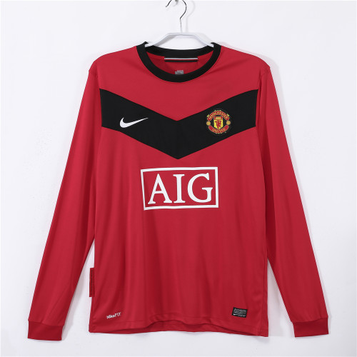 Manchester United Home Long Sleeve Retro Jersey 2009/10