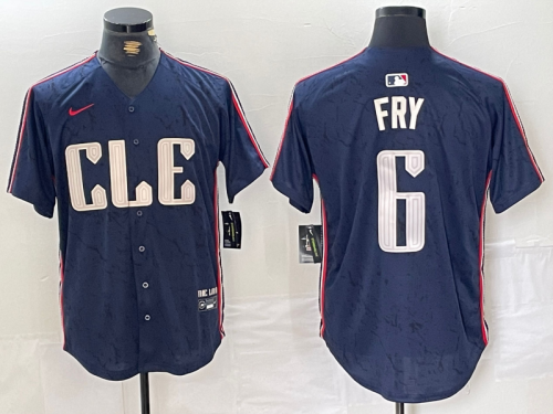 Cleveland Guardians Limited Jersey Blue NO.6 FRY
