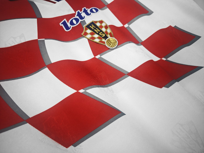 Croatia Home Retro Jersey 1998