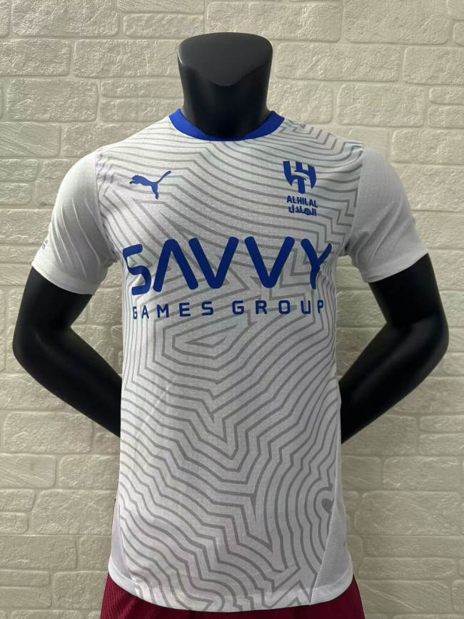 Al-Hilal Away Player Version Man Jersey 24/25