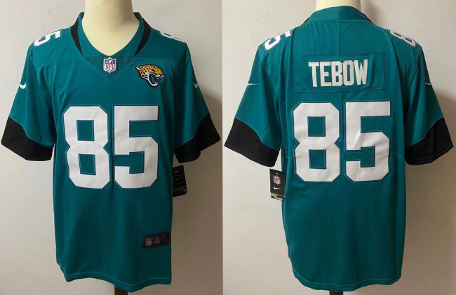 Jacksonville Jaguars Jersey Light Blue NO.85 TEBOW