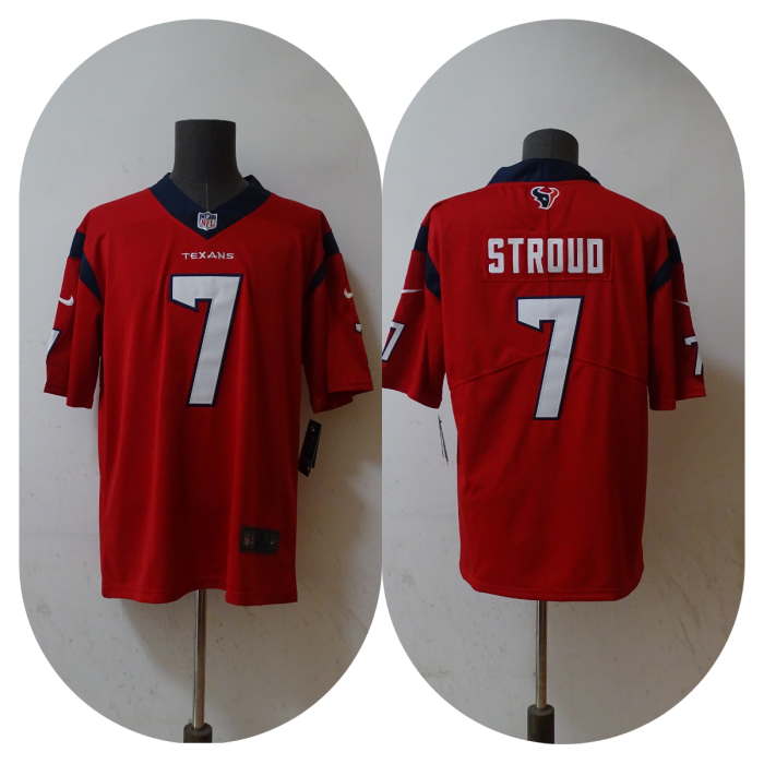 Houston Texans Jersey Red NO.7 STROUD