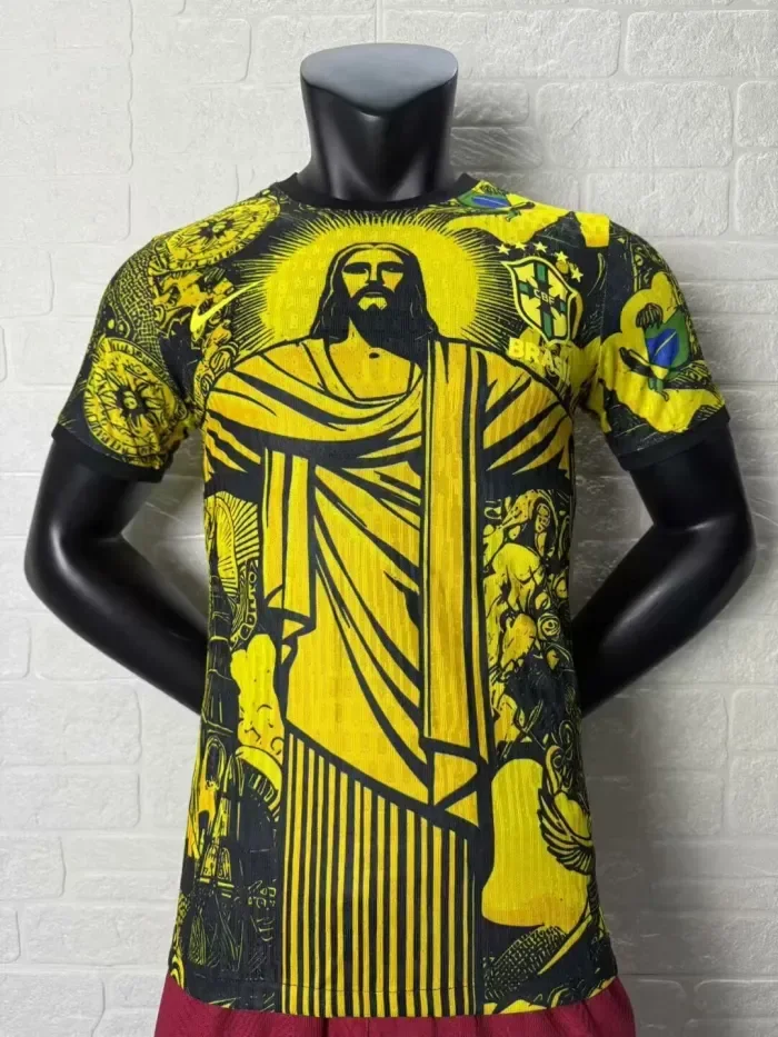 Brazil Yellow Special Edition Player Version Man Jersey