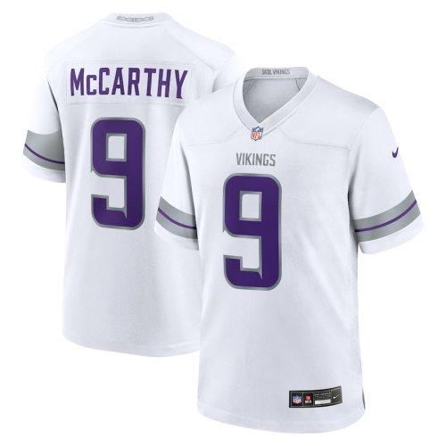 Minnesota Vikings Alternate Jersey White New style NO.9 McCARTHY