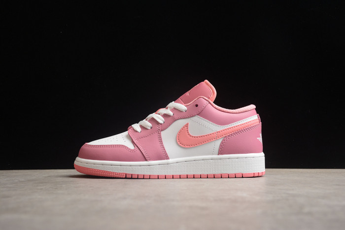 Air Jordan 1 Low Desert Berry Coral Chalk White 553560-616