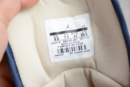 Air Jordan 1 High Retro Navy Blue White AQ9331-401