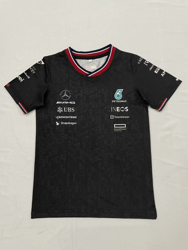 2024 Mercedes AMG Petronas T-Shirt Black NO Number