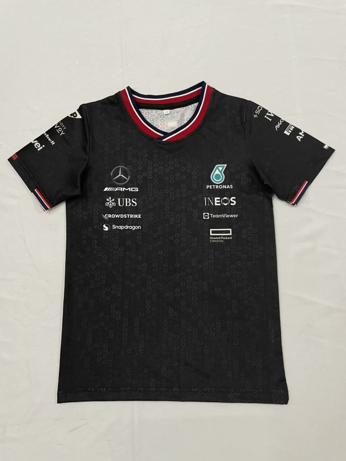 2024 Mercedes AMG Petronas T-Shirt Black NO Number