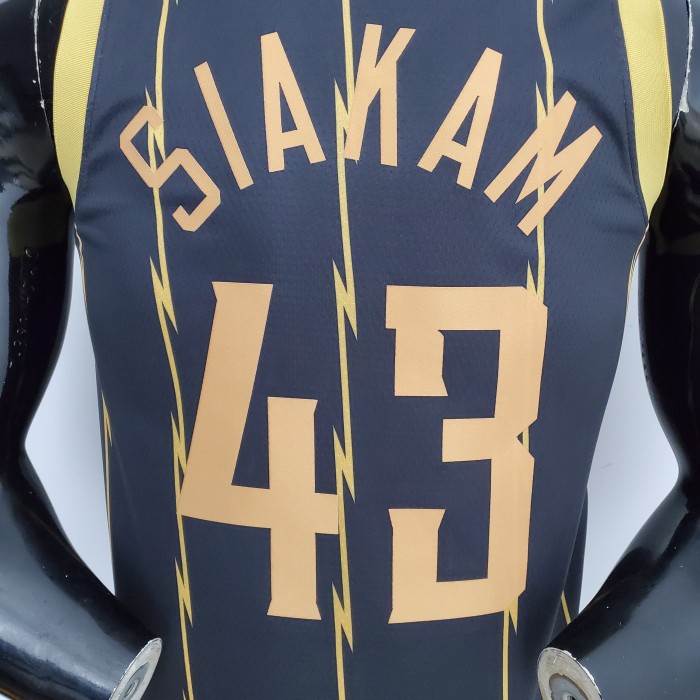 Pascal Siakam Toronto Raptors 2022 City Edition Swingman Jersey Black Gold