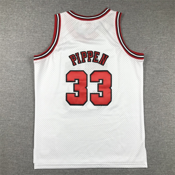Chicago Bulls Kids Jersey White Classic 97/98 RODMAN NO.33 PIPPEN