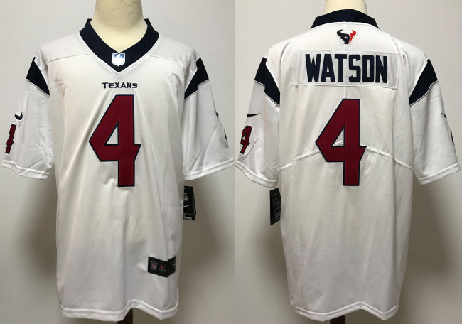 Houston Texans Jersey White NO.4 WATSON
