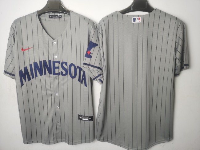 Minnesota Twins Limited Jersey Grey Fan Version NO Number