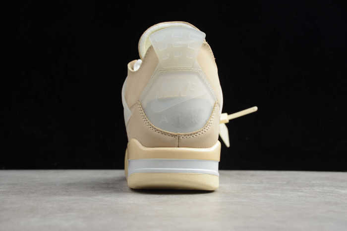 OFF-WHITE x Air Jordan 4 SP WMNS “Sail” CV9388-100