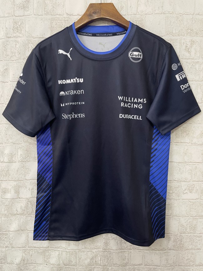 2025 Williams Racing T-Shirt Dark Blue NO Number
