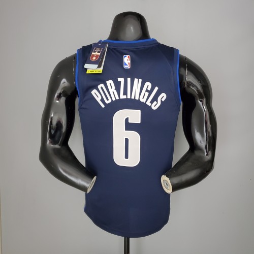 Kristaps Porzingis Dallas Mavericks Iceberg Edition Swingman Jersey Blue